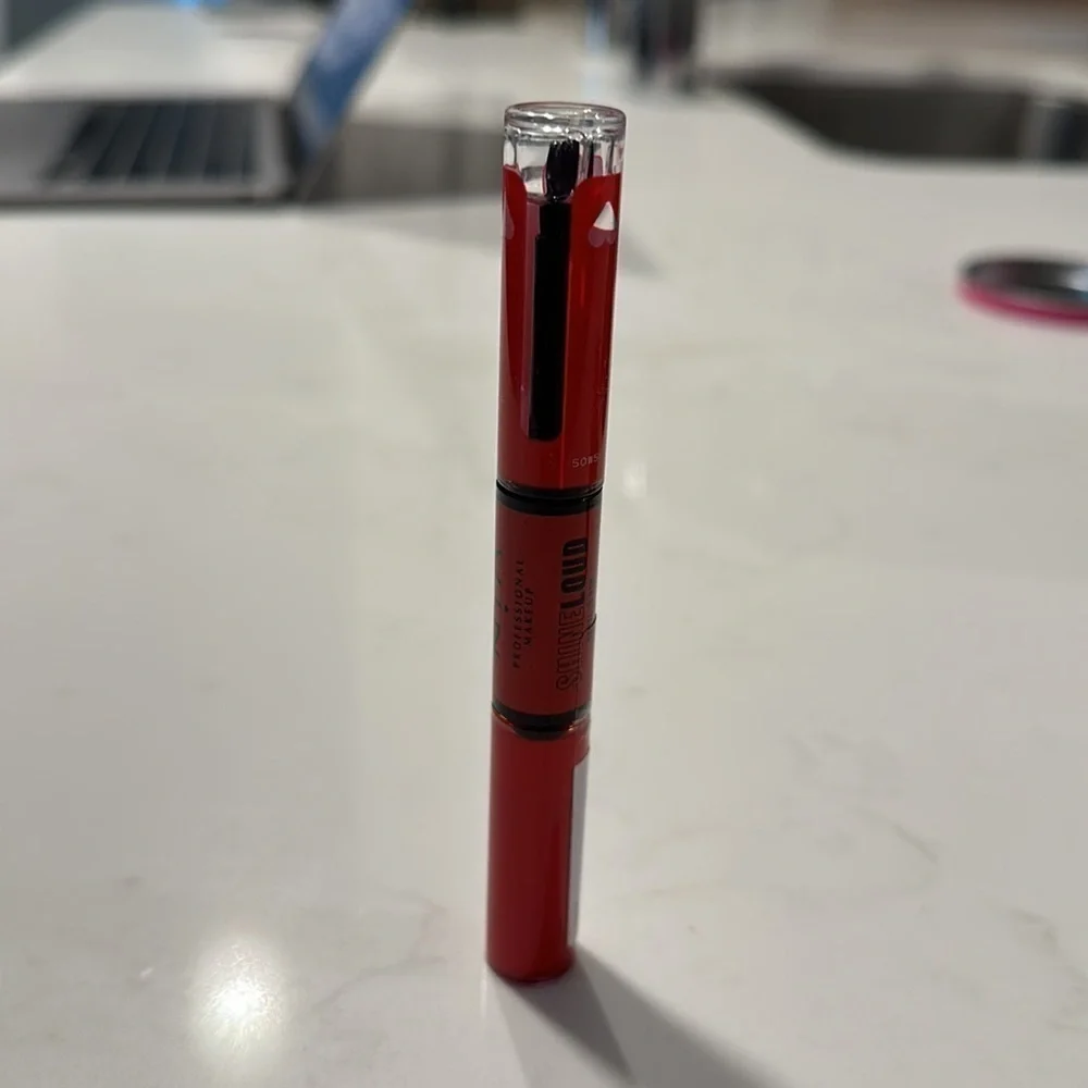 NYX Make Up REBEL IN RED / Gloss & Clear Gloss  / Brand new.